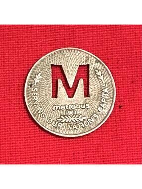 Metrobus Washington, DC One Fare Transit Token